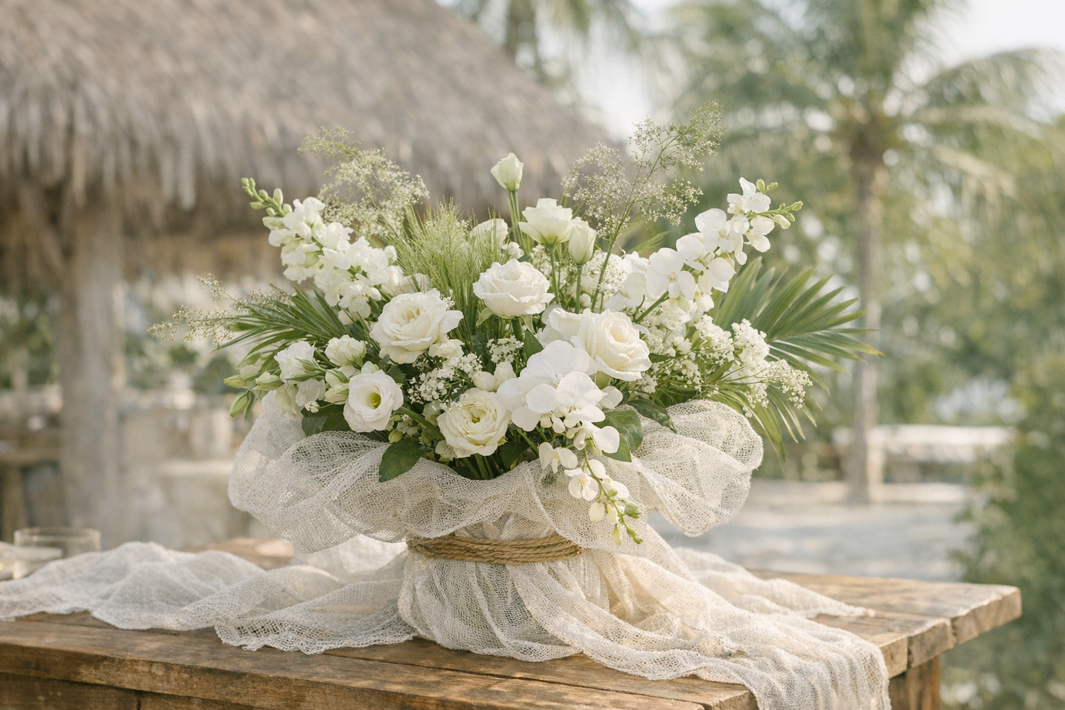 Arreglo floral para clima cálido en Montería