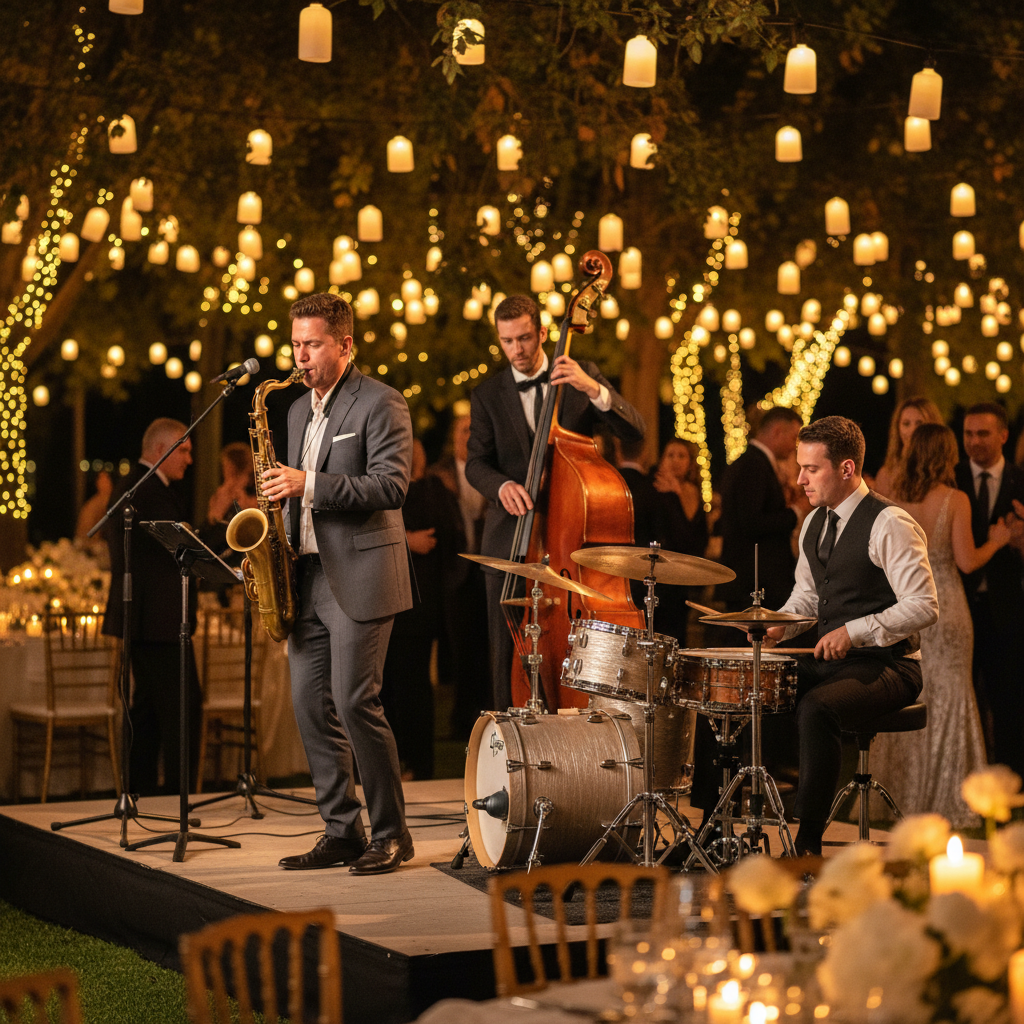 Banda de música en boda